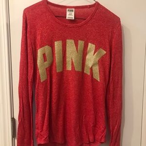 Pink pajama top